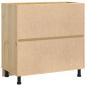 Preview: Schrank mit Regal Honig 80 x 46 x 81.5 cm Massives Kiefernholz