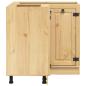 Preview: Schrank mit Regal Honig 60 x 32 x 40 cm Massives Kiefernholz