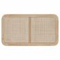 Preview: Kopfteil mit Kopfteil Natur 100 x 55 x 3 cm Rattan