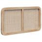 Preview: Kopfteil mit Kopfteil Natur 100 x 55 x 3 cm Rattan