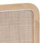 Preview: Kopfteil mit Kopfteil Natur 180 x 55 x 3 cm Rattan