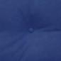Preview: Rückenkissen Polizeiblau 120 x 24 x 50 cm Samt
