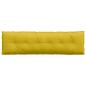 Preview: Rückenkissen Gelb 180 x 50 cm Cordstoff