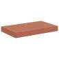 Preview: Wandregal Wandhalterung 2 Stk. Rot 40 x 23,5 x 3,8 cm