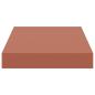 Preview: Wandregal Wandhalterung 2 Stk. Rot 40 x 23,5 x 3,8 cm