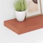 Preview: Wandregale 2 pcs Rot 40 x 23,5 x 4 cm Holzwerkstoff