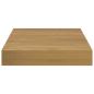 Preview: Wandregale 4 pcs Braun 23 x 23,5 x 4 cm Holzwerkstoff