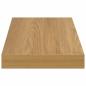 Preview: Wandregale 2 pcs Braun 50 x 23,5 x 4 cm Holzwerkstoff
