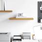 Preview: Wandregal Wandmontiert Braun 60 x 23,5 x 4 cm Holzwerkstoff