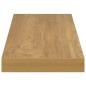 Preview: Wandregal Wandmontiert Braun 60 x 23,5 x 4 cm Holzwerkstoff