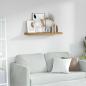 Preview: ARDEBO.de - Wandregal Wandmontiert Braun 80 x 23,5 x 4 cm Holzwerkstoff