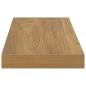 Preview: Wandregal Wandmontiert Braun 80 x 23,5 x 4 cm Holzwerkstoff