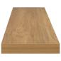 Preview: Wandregale 2 pcs Braun 120 x 23,5 x 4 cm Holzwerkstoff