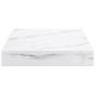 Preview: Wandregale 4 pcs Weiß Marmor 23 x 23,5 x 4 cm Holzwerkstoff