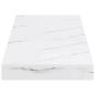Preview: Wandregale 2 pcs Weiß Marmor 60 x 23,5 x 4 cm Holzwerkstoff