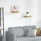 Preview: ARDEBO.de - Wandregale 2 pcs Beige 23 x 23,5 x 4 cm Holzwerkstoff
