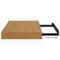 Preview: Wandregal Wandmontiert Beige 40 x 23,5 x 4 cm Holzwerkstoff