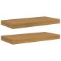 Preview: Wandregale 2 pcs Beige 50 x 23,5 x 4 cm Holzwerkstoff