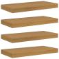 Preview: Wandregale 4 pcs Beige 50 x 23,5 x 4 cm Holzwerkstoff