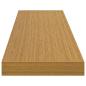 Preview: Wandregal Wandmontiert Beige 120 x 23,5 x 4 cm Holzwerkstoff