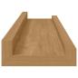 Preview: Wandregale mit Regal 2 pcs Braun 40 x 9 x 3 cm Holzwerkstoff