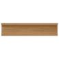 Preview: Wandregale mit Regal 2 pcs Braun 40 x 9 x 3 cm Holzwerkstoff