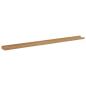 Preview: Wandregale mit Regal 2 pcs Braun 115 x 9 x 3 cm Holzwerkstoff