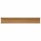 Preview: Wandregale mit Regal 4 pcs Braun 60 x 9 x 3 cm Holzwerkstoff