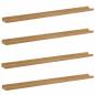 Preview: Wandregale mit Regal 4 pcs Braun 100 x 9 x 3 cm Holzwerkstoff