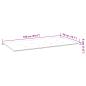Preview: Stuhlpolster Oxford-Stoff Blattmuster 100 x 50 x 3 cm