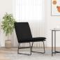 Preview: ARDEBO.de - Loungesessel Schwarz 52x75x76 cm Stoff