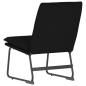 Preview: Loungesessel Schwarz 52x75x76 cm Stoff