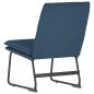 Preview: Loungesessel Blau 52x75x76 cm Stoff