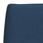 Preview: Sitzbank Blau 100x75x76 cm Stoff
