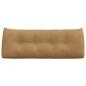 Preview: Rückenkissen Braun 120 x 24 x 50 cm Samt