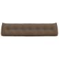Preview: Rücken Kissen Braun 200 x 24 x 50 cm Stoff