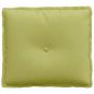 Preview: Rückenkissen Hellgrün 50 x 19 x 45 cm Stoff
