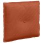 Preview: Rückenkissen Rot-Orange 50 x 45 cm Cordstoff