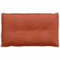 Preview: Rückenkissen Rot-Orange 80 x 50 cm Cordstoff