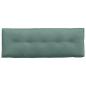 Preview: Rückenkissen Meergrün 140 x 50 cm Cordstoff