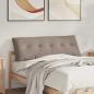 Preview: ARDEBO.de - Rückenkissen Taupe 140 x 50 cm Mikrofaserstoff