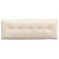 Preview: Rückenkissen Beige 140 x 50 cm Mikrofaserstoff