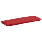 Preview: Rückenkissen Rot 160 x 19 x 50 cm Stoff