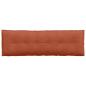 Preview: Rückenkissen Rot-Orange 160 x 50 cm Cordstoff