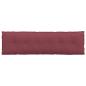 Preview: Rückenkissen Weinrot 180 x 19 x 50 cm Stoff