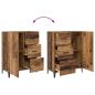 Preview: Sideboard Altholz 69,5 x 34 x 90 cm Holzwerkstoff