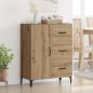 Preview: ARDEBO.de - Sideboard Artisan-Eiche 69,5 x 34 x 90 cm Holzwerkstoff
