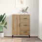 Preview: Sideboard Artisan-Eiche 69,5 x 34 x 90 cm Holzwerkstoff