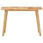 Preview: ARDEBO.de - Esstisch Natur 100 x 55 x 75 cm Massivholz Mango