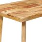 Preview: Esstisch Natur 100 x 55 x 75 cm Massivholz Mango